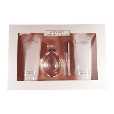 Sarah Jessica Parker Lovely Gift Set 100ml EDP + 200ml Shower Gel + 200ml Body Lotion + 15ml EDP