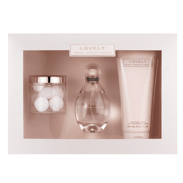 Sarah Jessica Parker Lovely Gift Set 100ml EDP + 200ml Body Lotion + 100g Bath Pearls