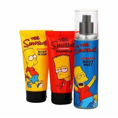 The Simpsons Body Collection Gift Set 50ml Body Wash + 100ml Body Mist + 50ml Shampoo