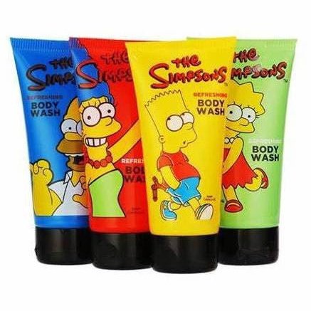 The Simpsons Shower Collection Gift Set 4 x 50ml Body Wash