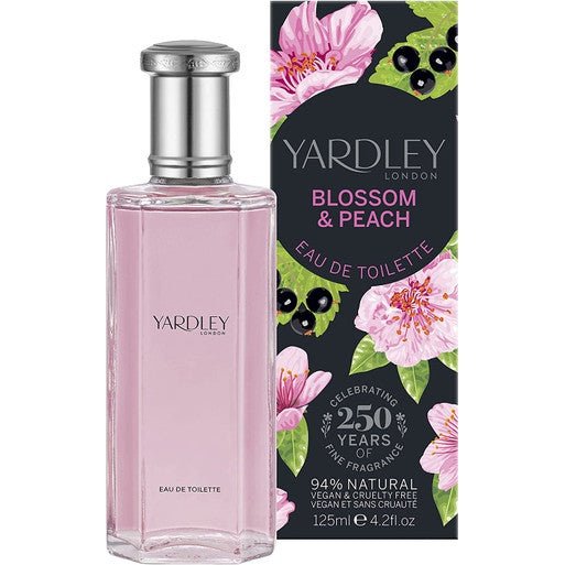 Yardley Blossom & Peach Eau De Toilette 125ml Spray
