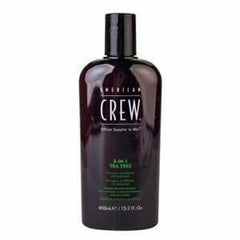 American Crew Tea Tree 3-in-1 Shampoo, Conditioner & Body Wash 450ml