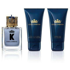 Dolce & Gabbana K Gift Set 50ml EDT + 50ml Aftershave Balm + 50ml Shower Gel