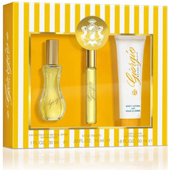 Giorgio Beverly Hills Giorgio Yellow Gift Set 30ml EDT + 50ml Body Lotion + 10ml EDT