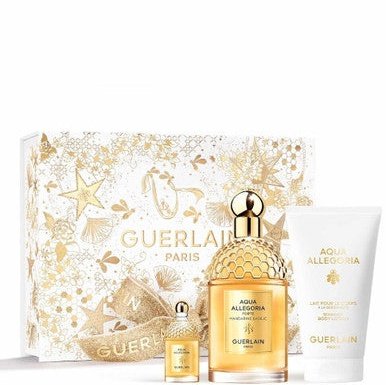 Guerlain Aqua Allegoria Forte Mandarine Basilic Gift Set 125ml EDP + 7.5ml EDP + 75ml Body Lotion