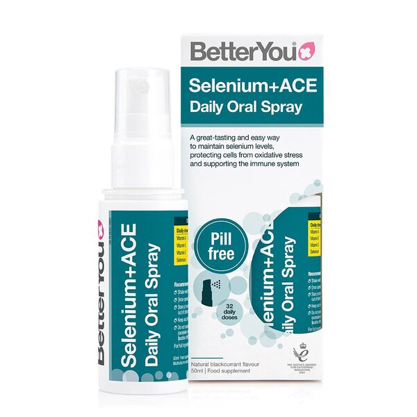 Selenium + ACE Daily Oral Spray, Natural Blackcurrant - 50 ml.