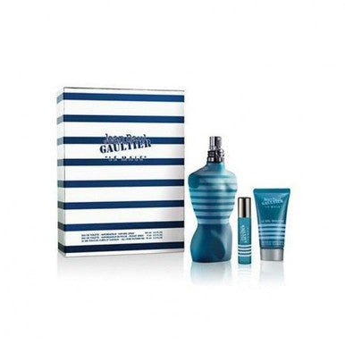 Jean Paul Gaultier Le Male Gift Set 125ml EDT + 75ml All-Over Shower Gel + 10ml EDT Mini