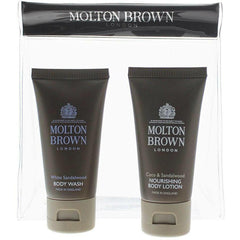 Molton Brown Gift Set 30ml Coco & Sandalwood Body Lotion + 30ml White Sandalwood Body Wash