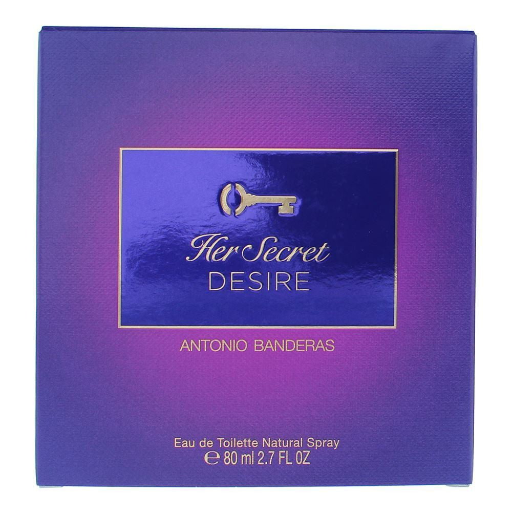 Antonio Banderas Her Secret Desire Eau de Toilette 80ml Spray