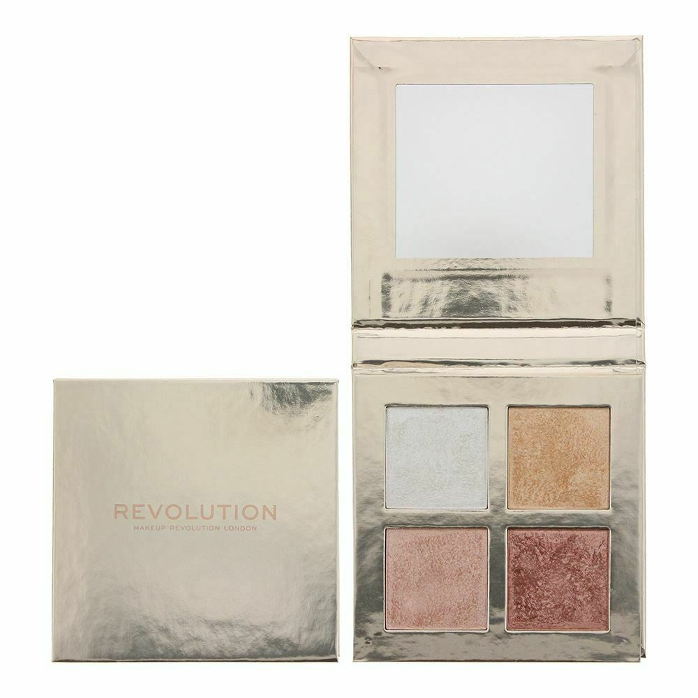 Makeup Revolution Face Quad Highlight Palette 4 x 3.5g - Incandescent