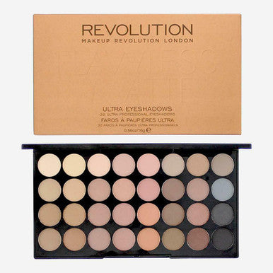 Makeup Revolution Ultra Eyeshadows Palette 16g Flawless Matte - 32 Shades