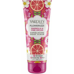Yardley Flowerazzi Magnolia & Pink Orchid Body Scrub 200ml