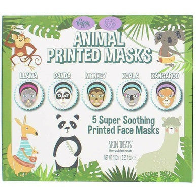 Skin Treats Printed Sheet Masks Gift Set - 5 Pieces