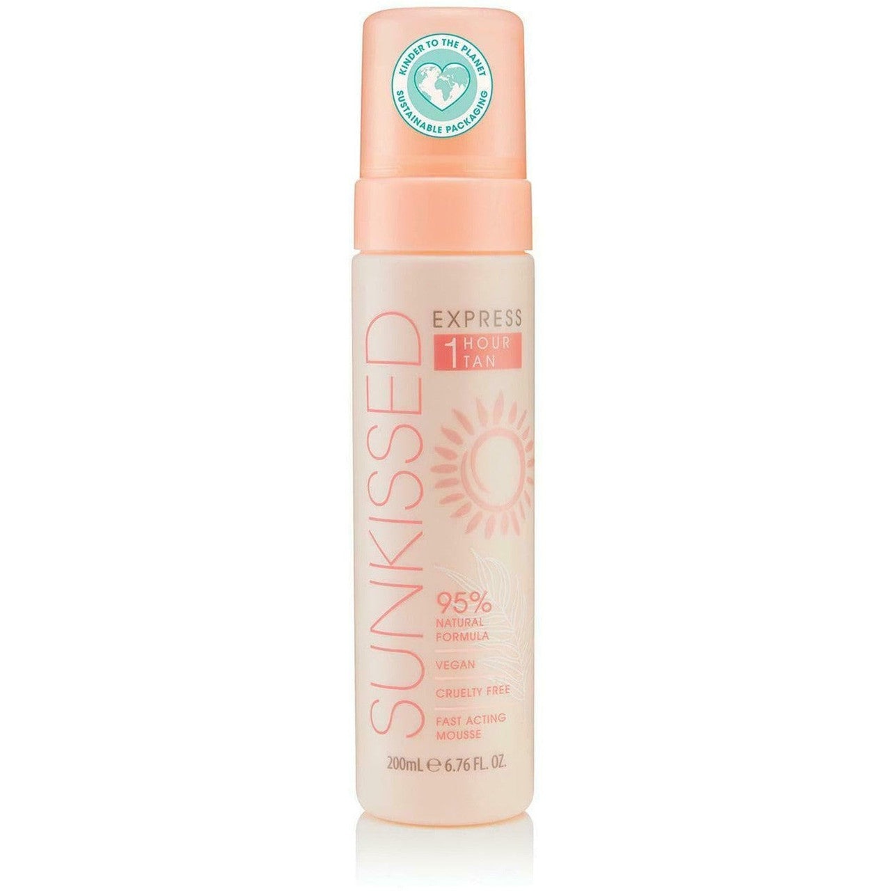 Sunkissed 95 Percent Natural Express 1 Hour Tan Mousse 200ml