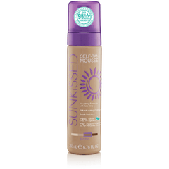 Sunkissed 95 Percent Natural Self Tan Mousse 200ml - Dark