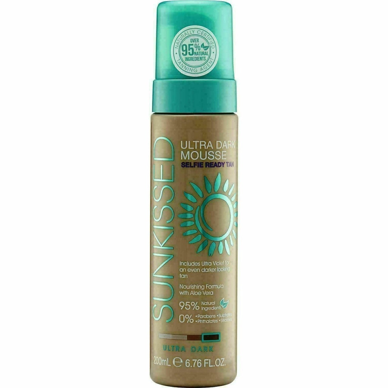 Sunkissed Self Tan Mousse Ultra Dark 200ml