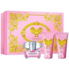 Versace Bright Crystal Gift Set 50ml EDT + 50ml Shower Gel + 50ml Body Lotion