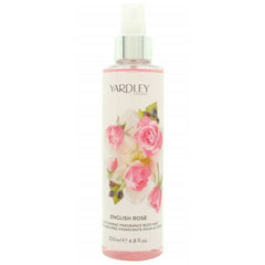 Yardley English Rose Fragrance Mist 200ml Spray